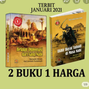 Harga 1 Buku dapat 2 Buku (Sejarah Yahudi dari Nabi Ya'kub Hingga Perang Khaibar)